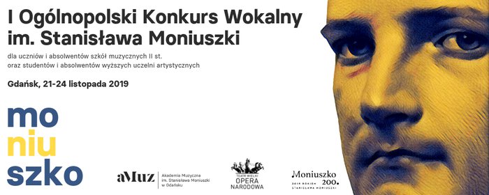 Przedłużony nabór na Ogólnopolski Konkurs Wokalny im. Stanisława Moniuszki w Gdańsku